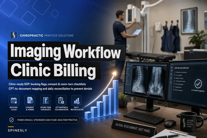 Imaging Workflow for Chiropractic Clinics: Booking, Documentation and Billing