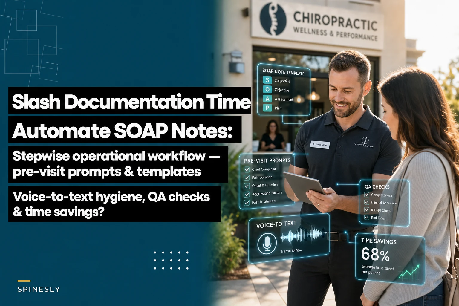 Slash Documentation Time: An Operational Workflow to Automate SOAP Notes for Chiropractic Practices