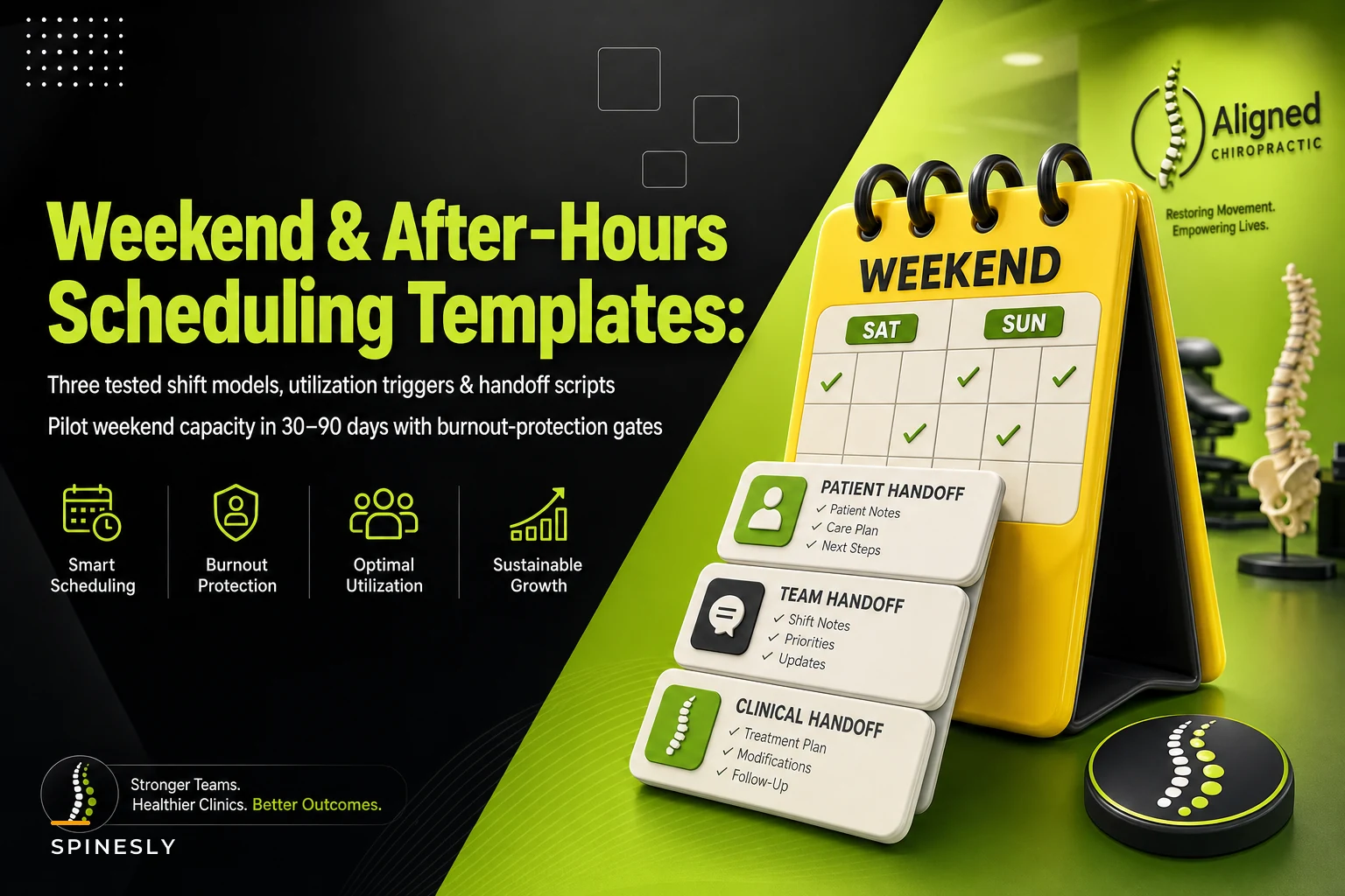 Weekend & After-Hours Scheduling Templates for Chiropractors That Prevent Burnout