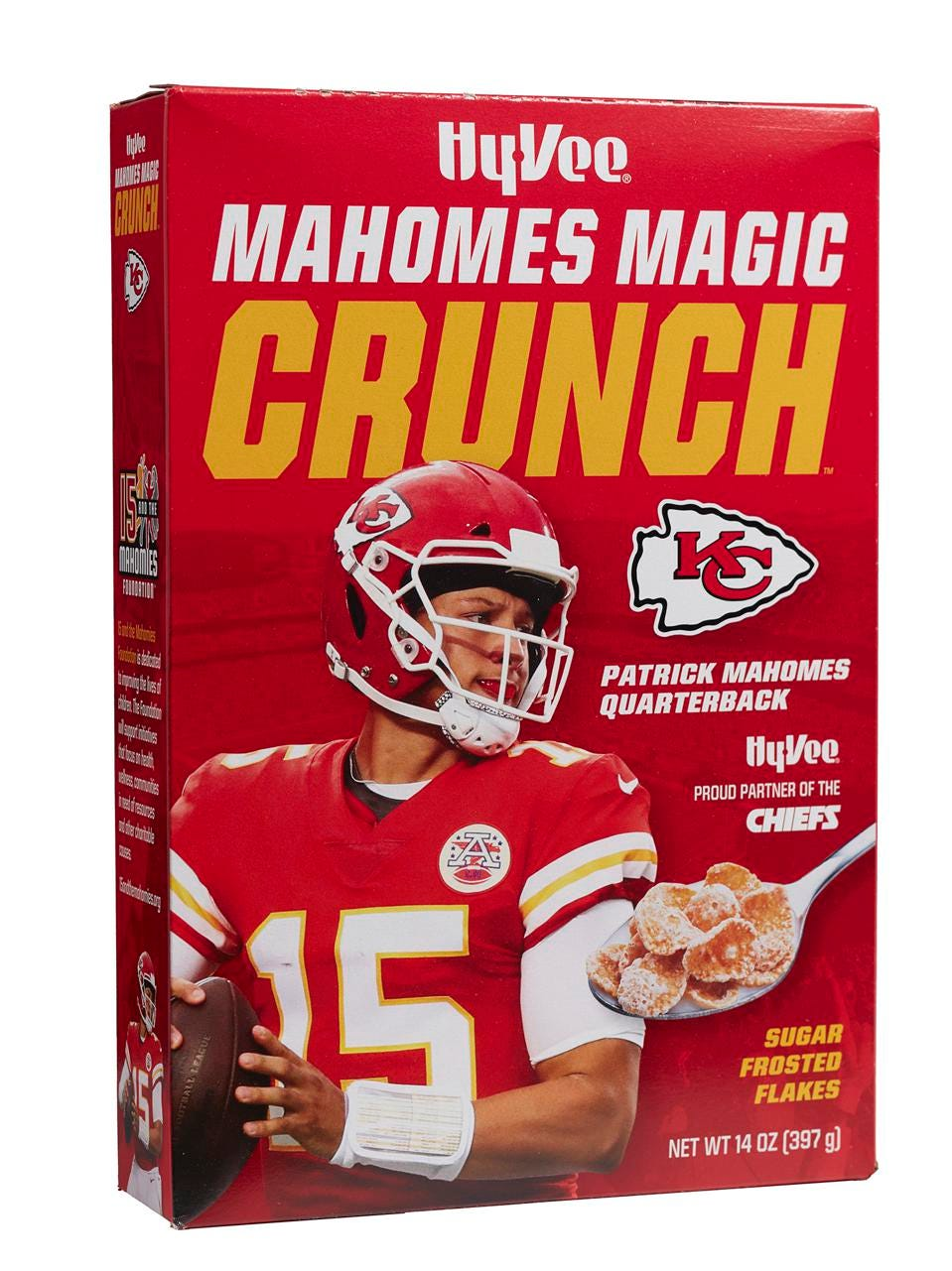 mahomes magic crunch cereal