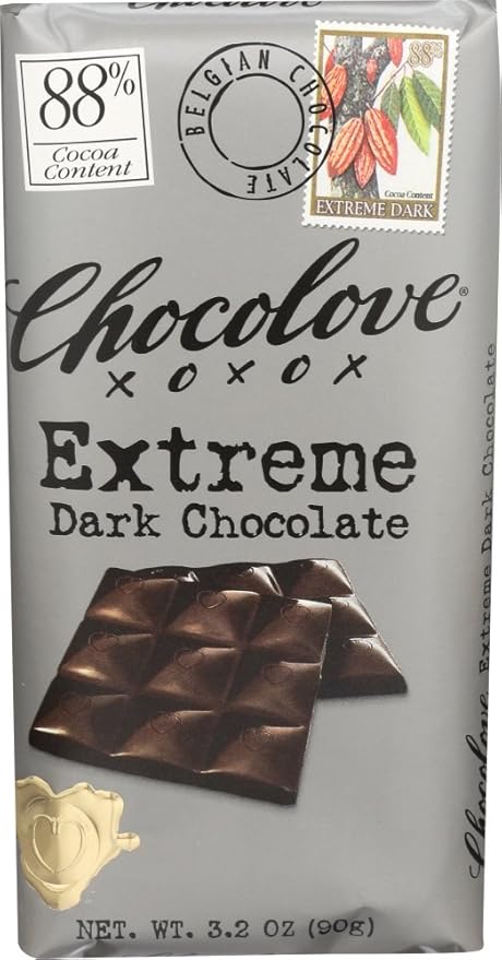 Extreme Dark Chocolate 88% by Chocolove - 88% chocolate bar