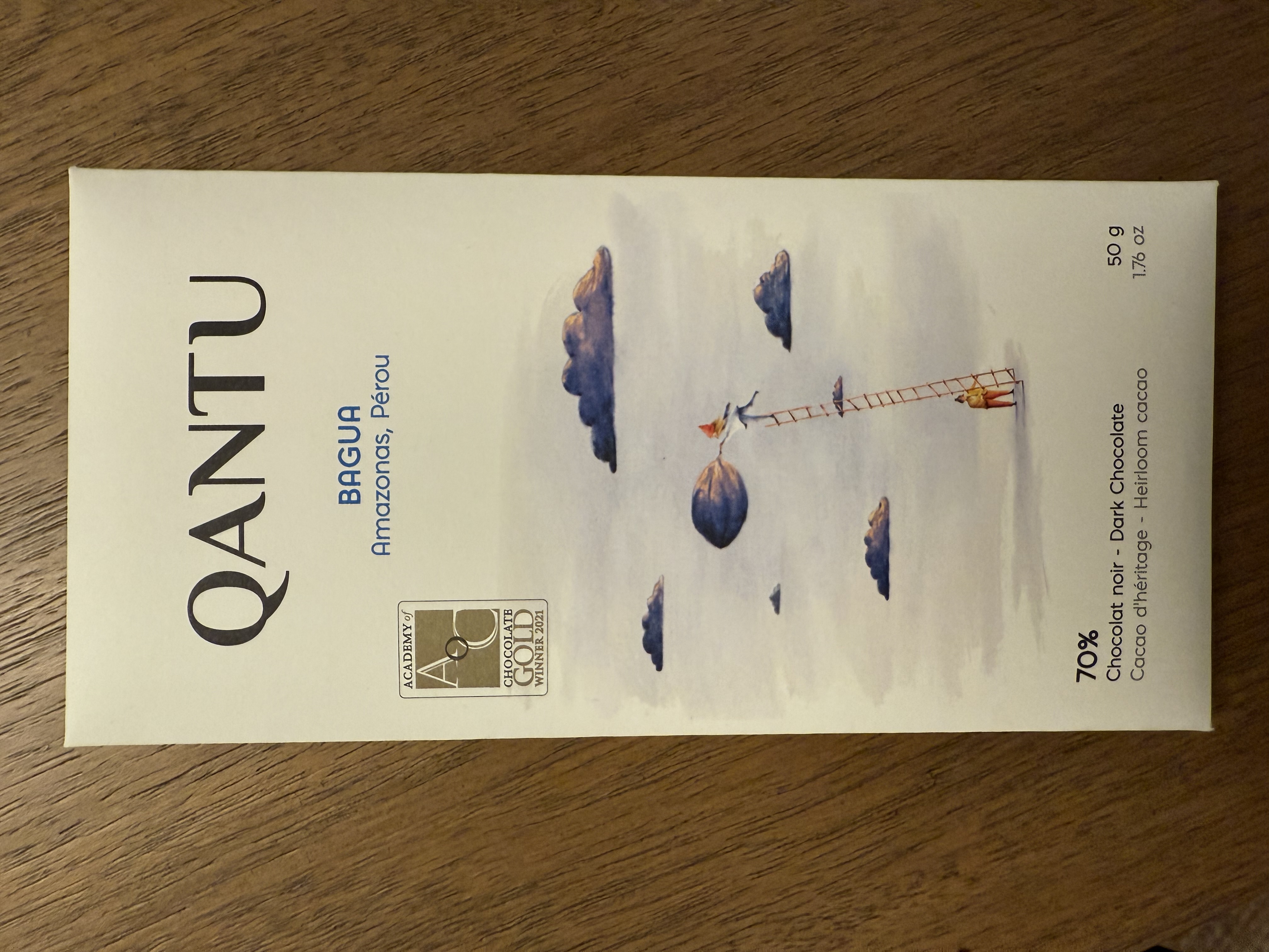 Bagua by Qantu - 70% chocolate bar