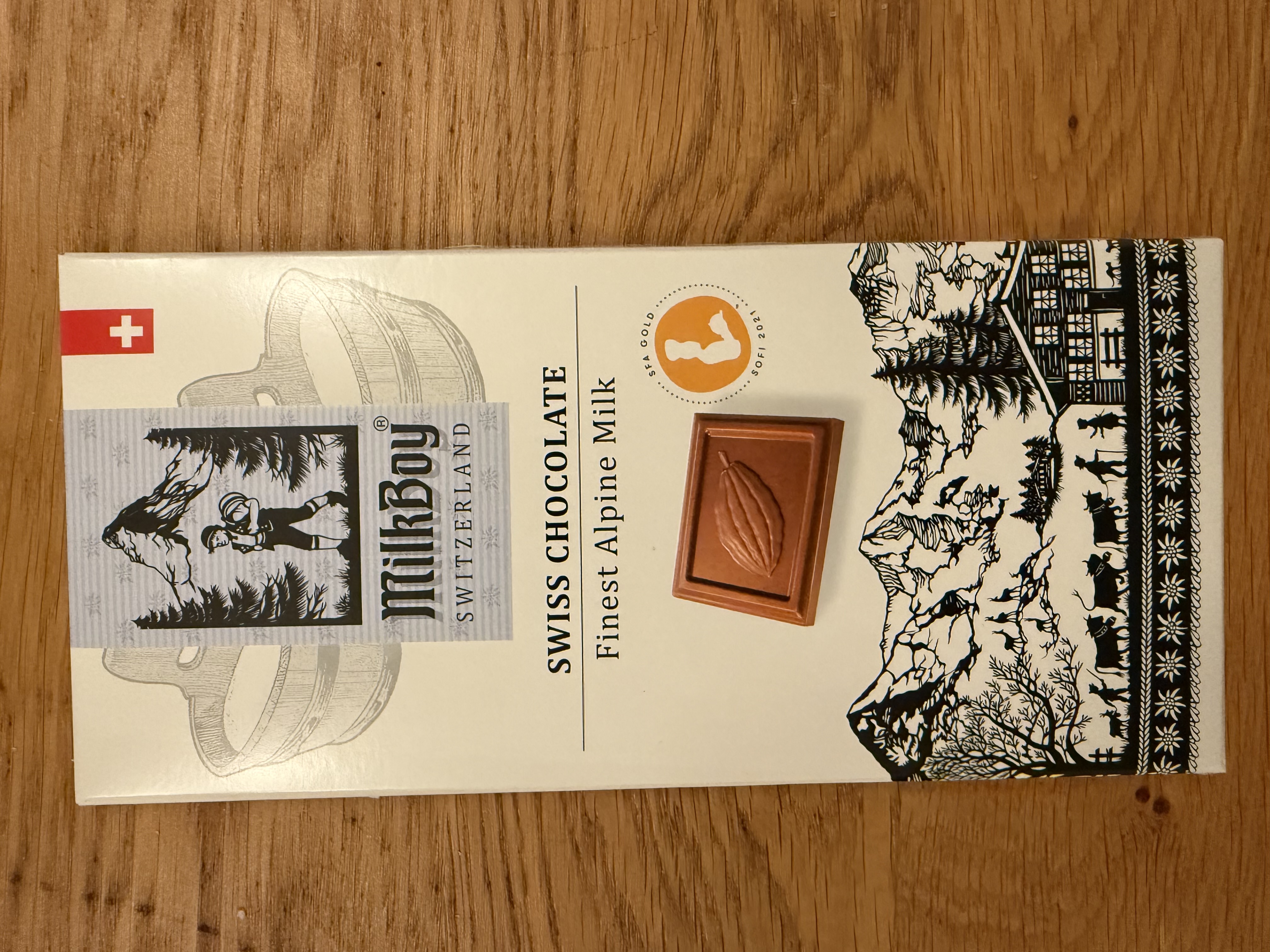 Finest Alpine Milk by MilkBoy - % chocolate bar