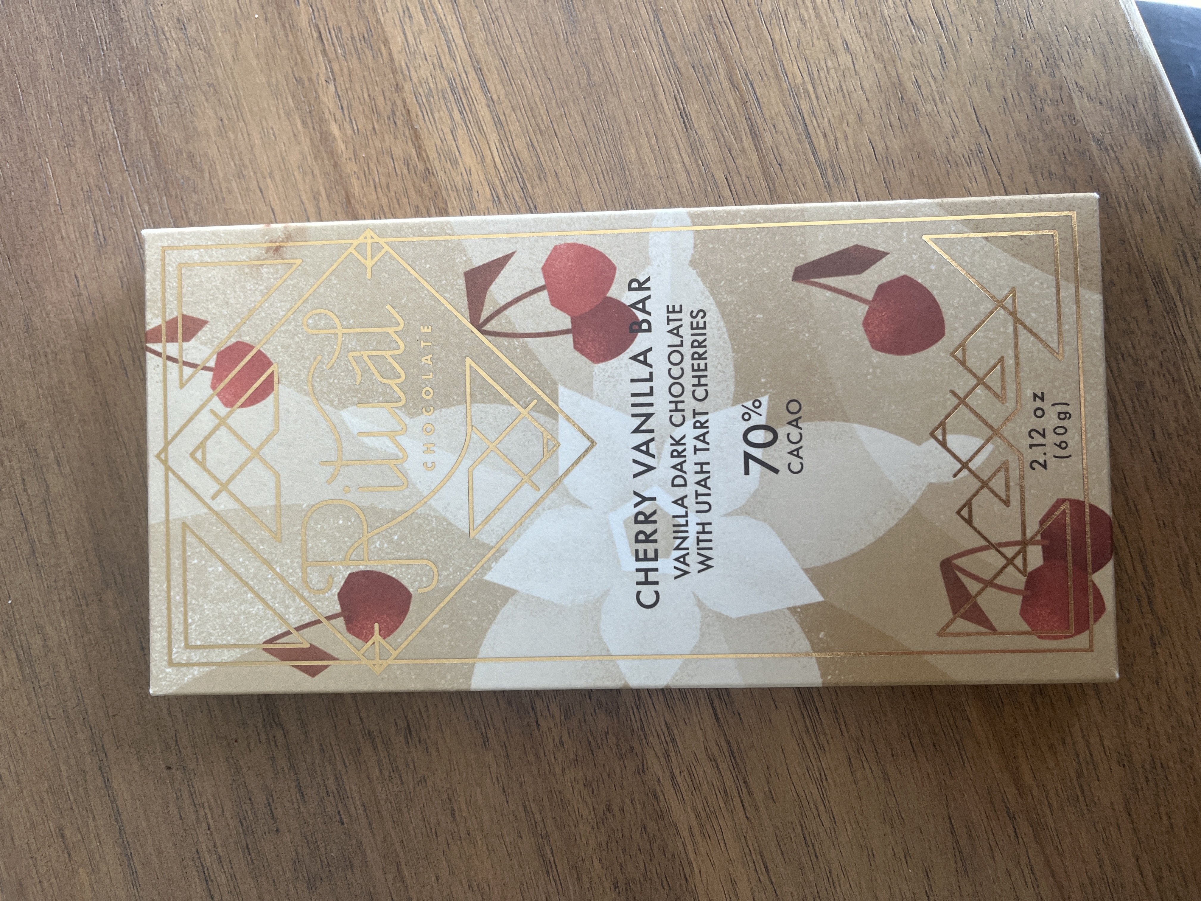 Cherry Vanilla by Ritual - 70% chocolate bar