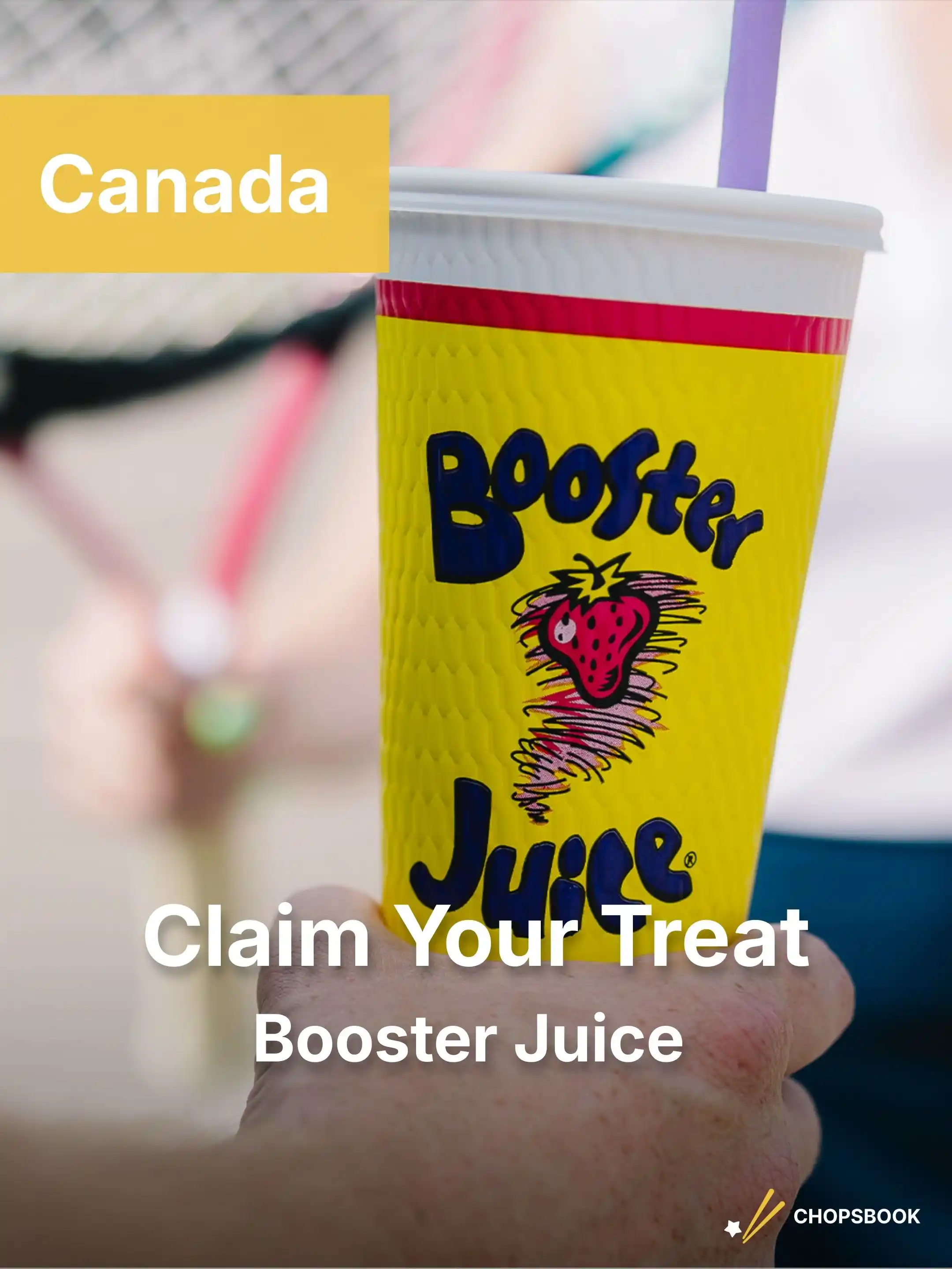 Booster Juice 每日抽兩個名字免費飲!