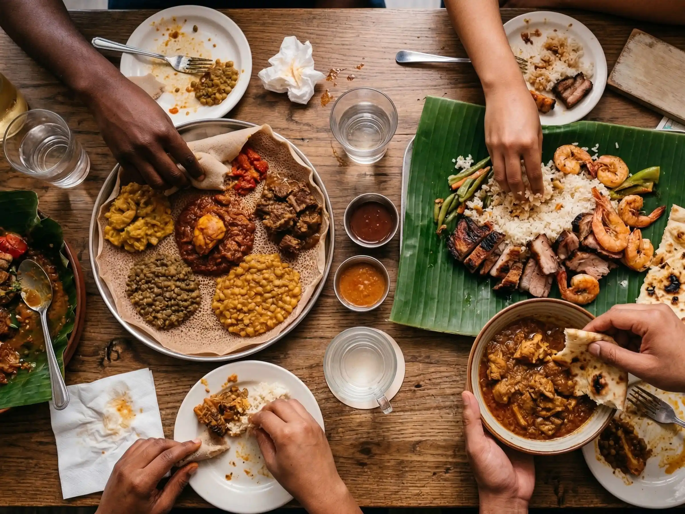 在多倫多,學會用最古老的餐具吃飯 — 手