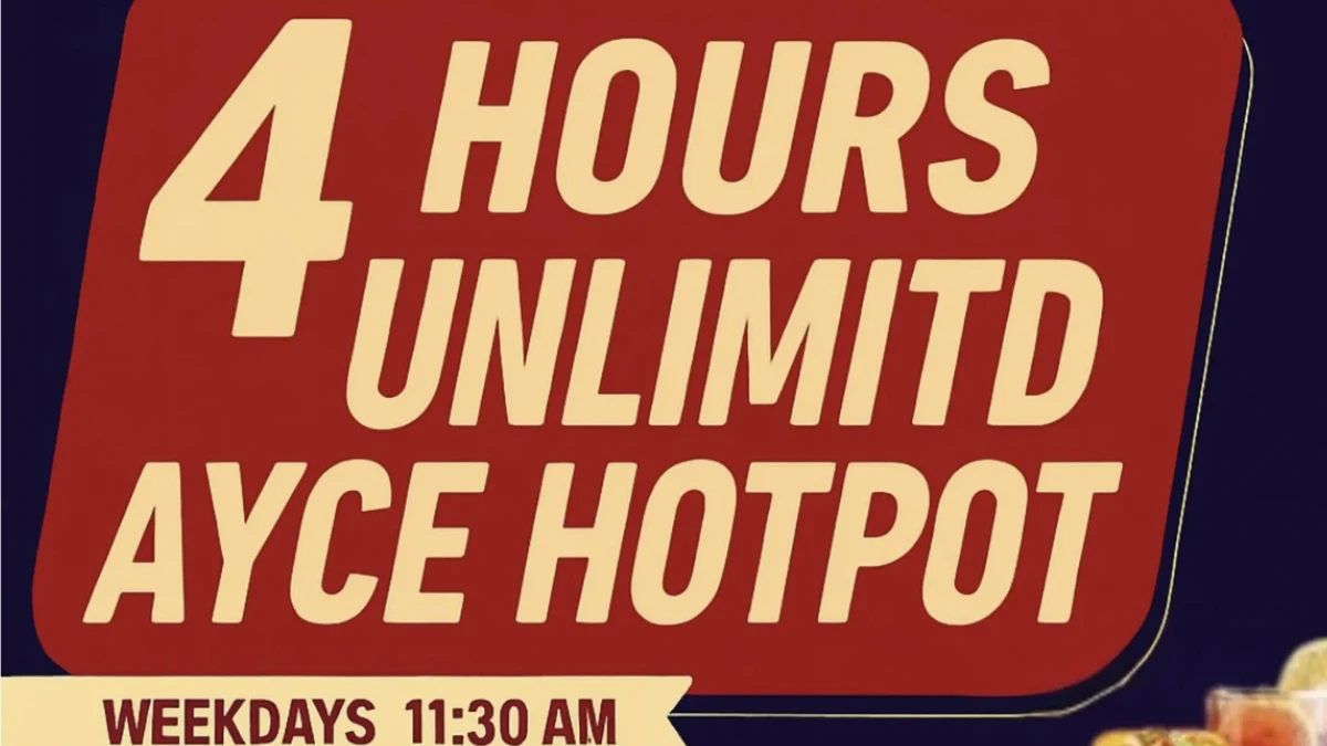 限定優惠 | 4小時任食放題