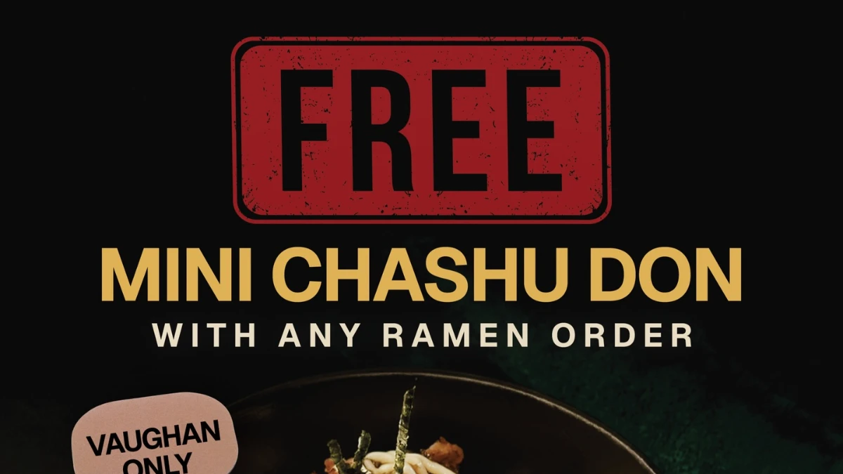 🍜✨ FREE Mini Chashu Don ✨🐖