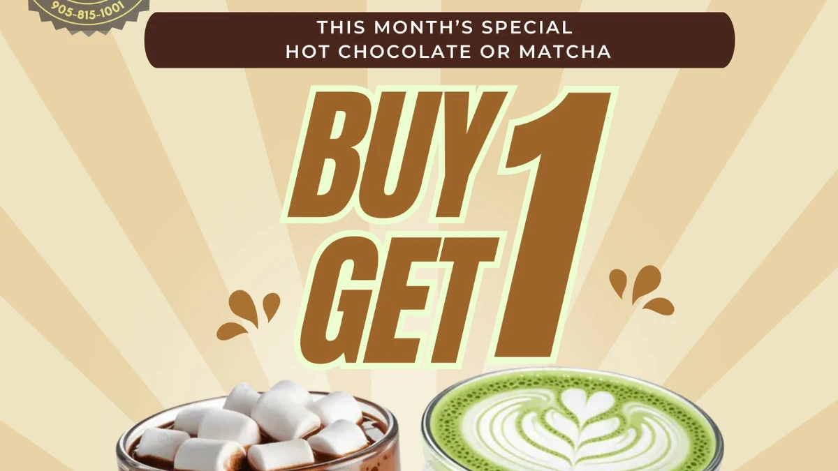 ☕🍵 Buy 1 Get 1 FREE deal ☕🍵