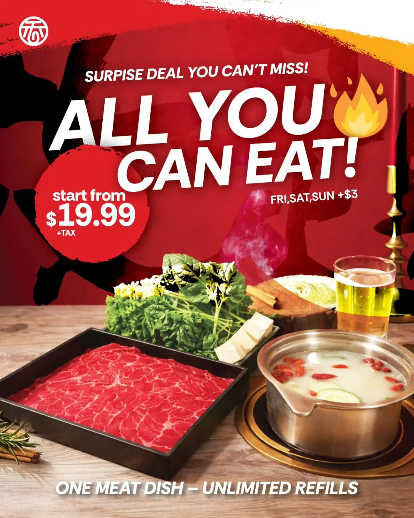 $19.99 AYCE is STILL ON!