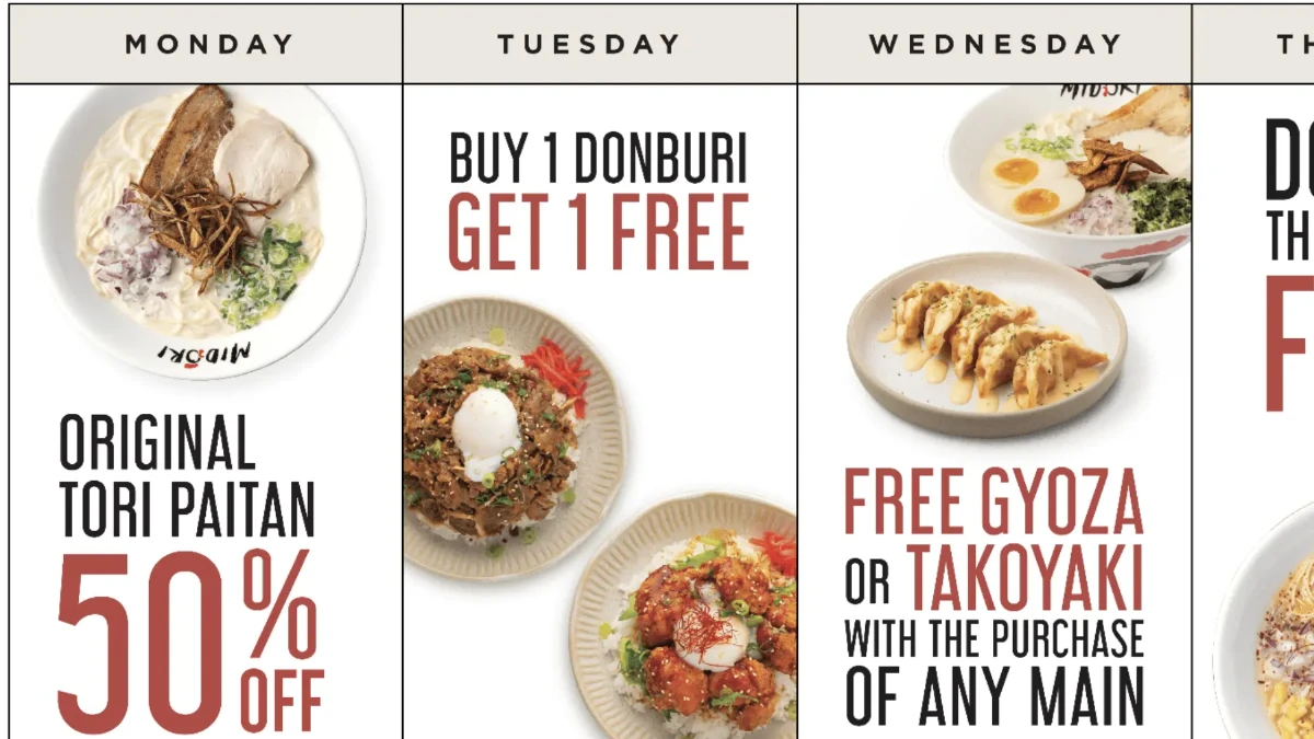 Midori 每日限定優惠