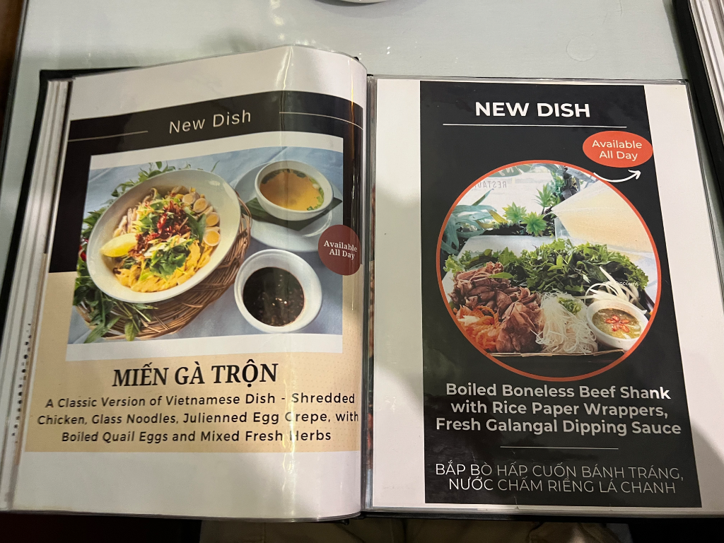 Pho Ngoc Yen Restaurant - Mississauga Menu Photo 2