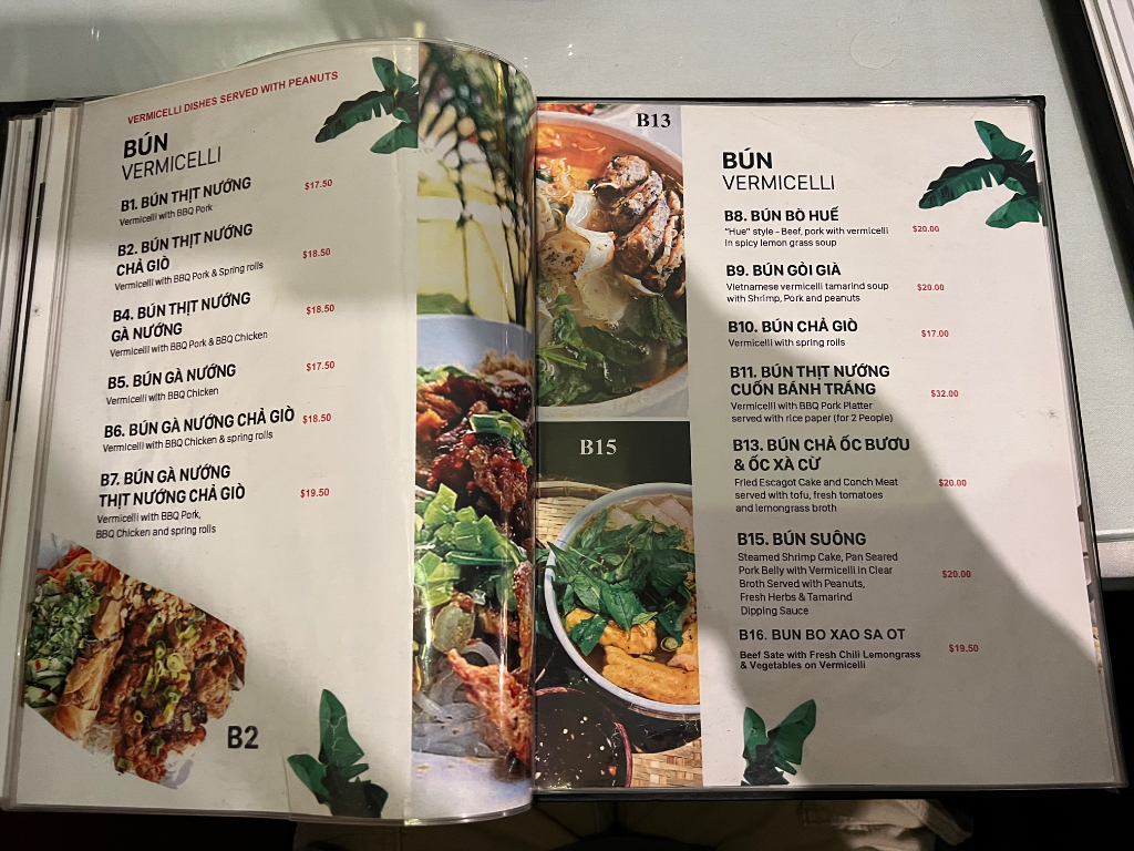 Pho Ngoc Yen Restaurant - Mississauga Menu Photo 5