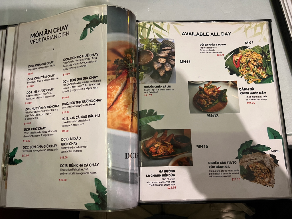 Pho Ngoc Yen Restaurant - Mississauga Menu Photo 7