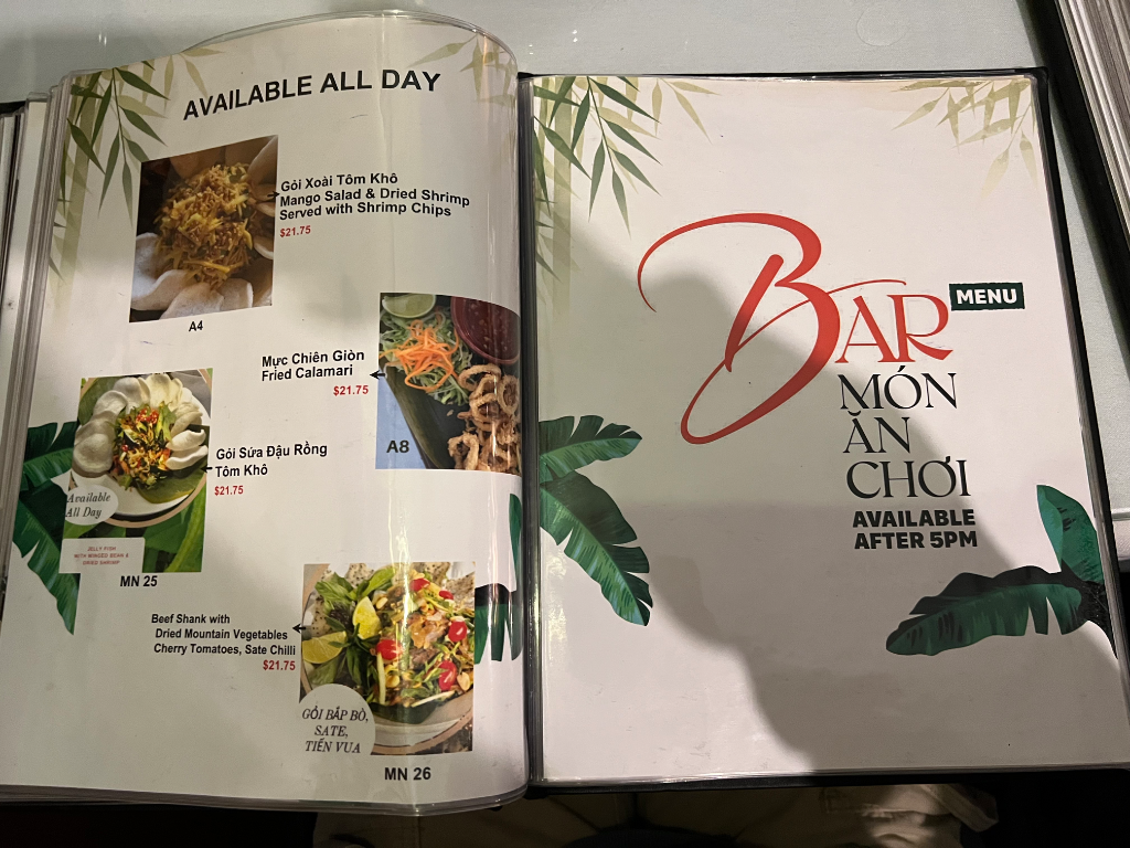 Pho Ngoc Yen Restaurant - Mississauga Menu Photo 8