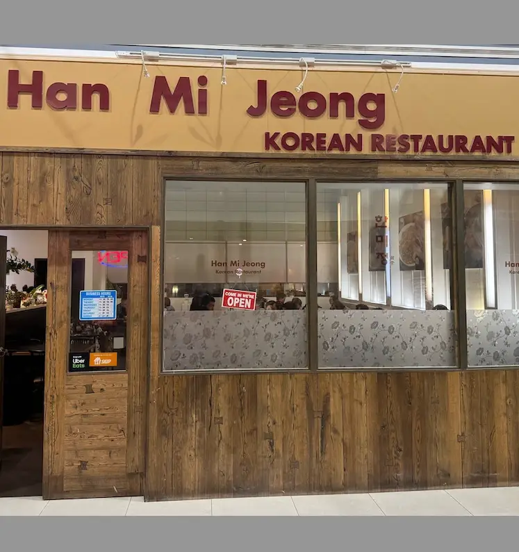 Han Mi Jeong Korean Restaurant Facade Photo