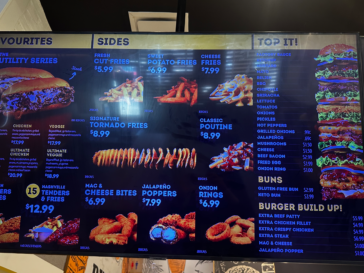 Burger Factory 菜單相片 2