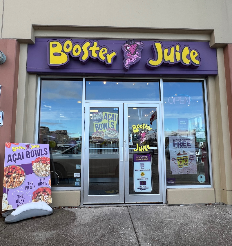 Booster Juice Facade Photo
