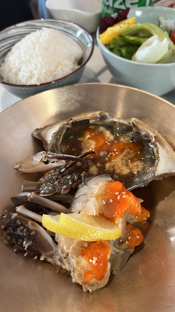 Soy Marinated Crab