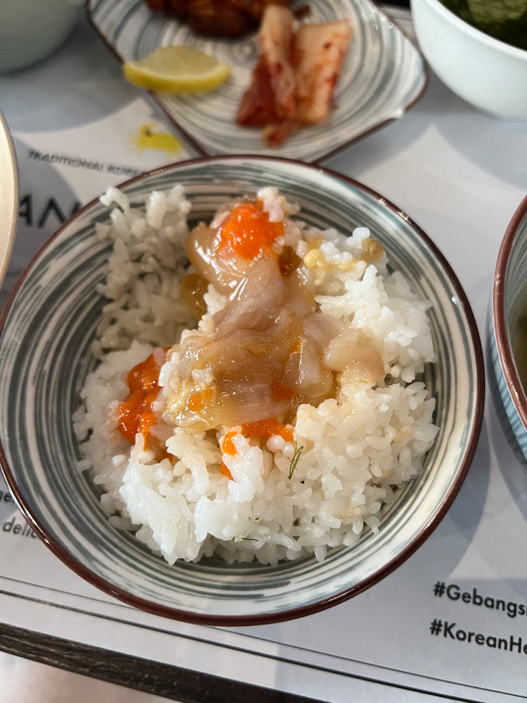 Soy Marinated Crab