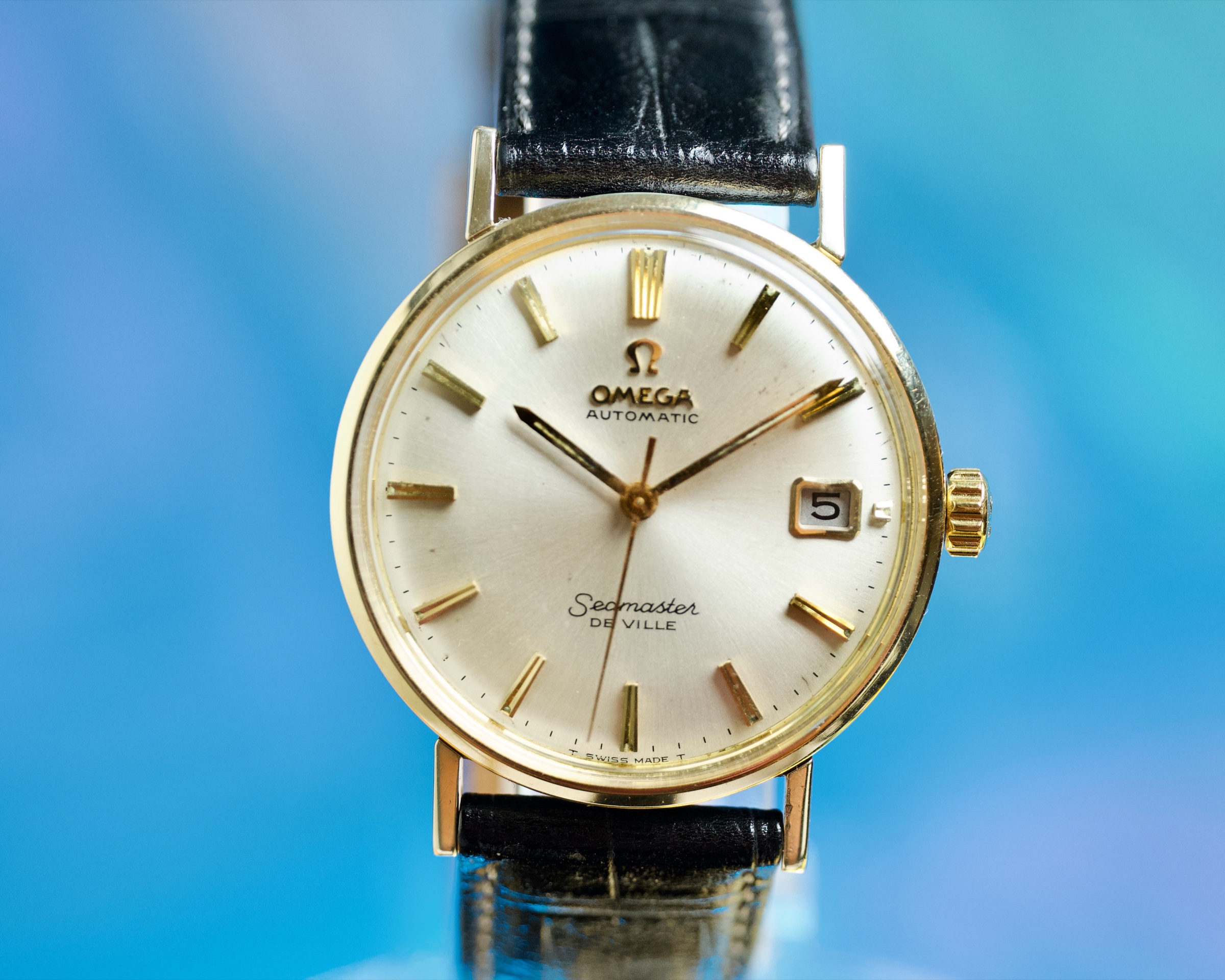Omega Vintage Seamaster De Ville 14K Bezel