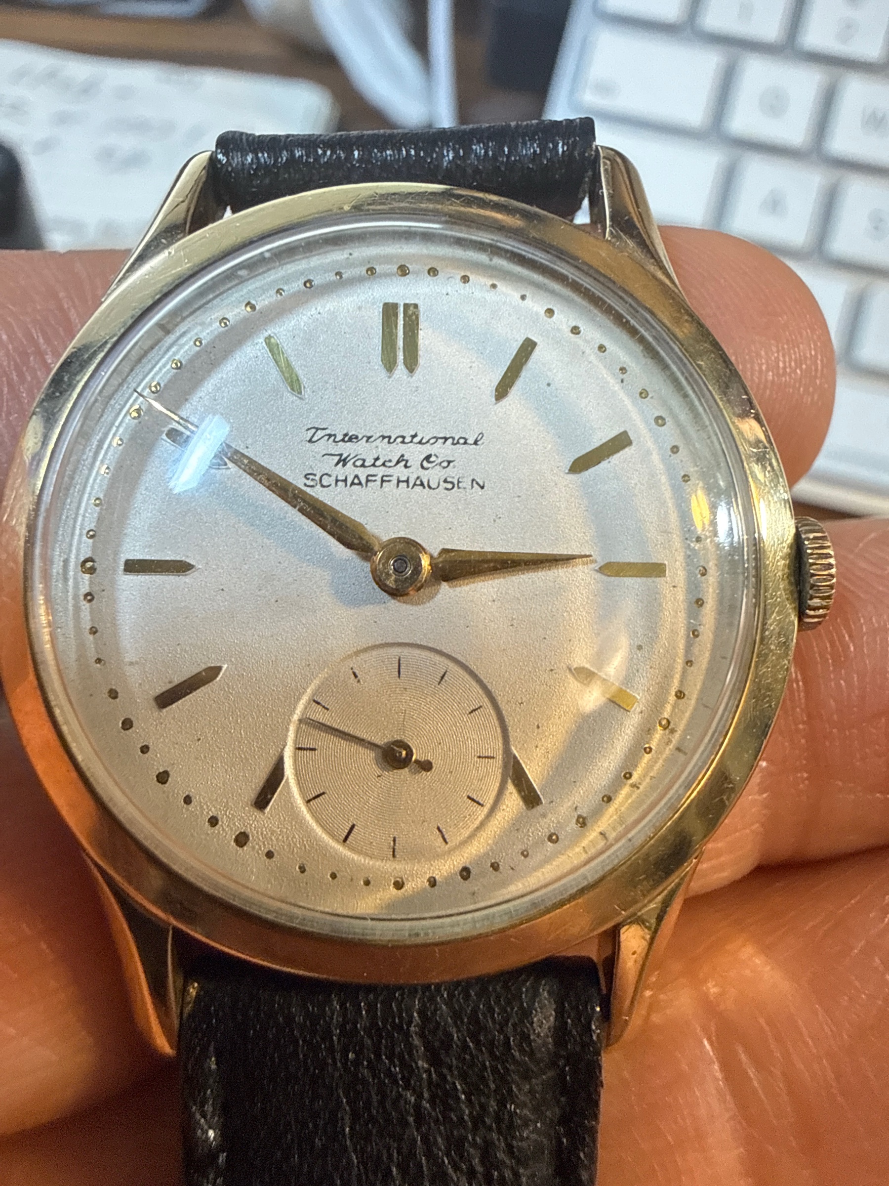 IWC Vintage 14K Gold Dress Watch