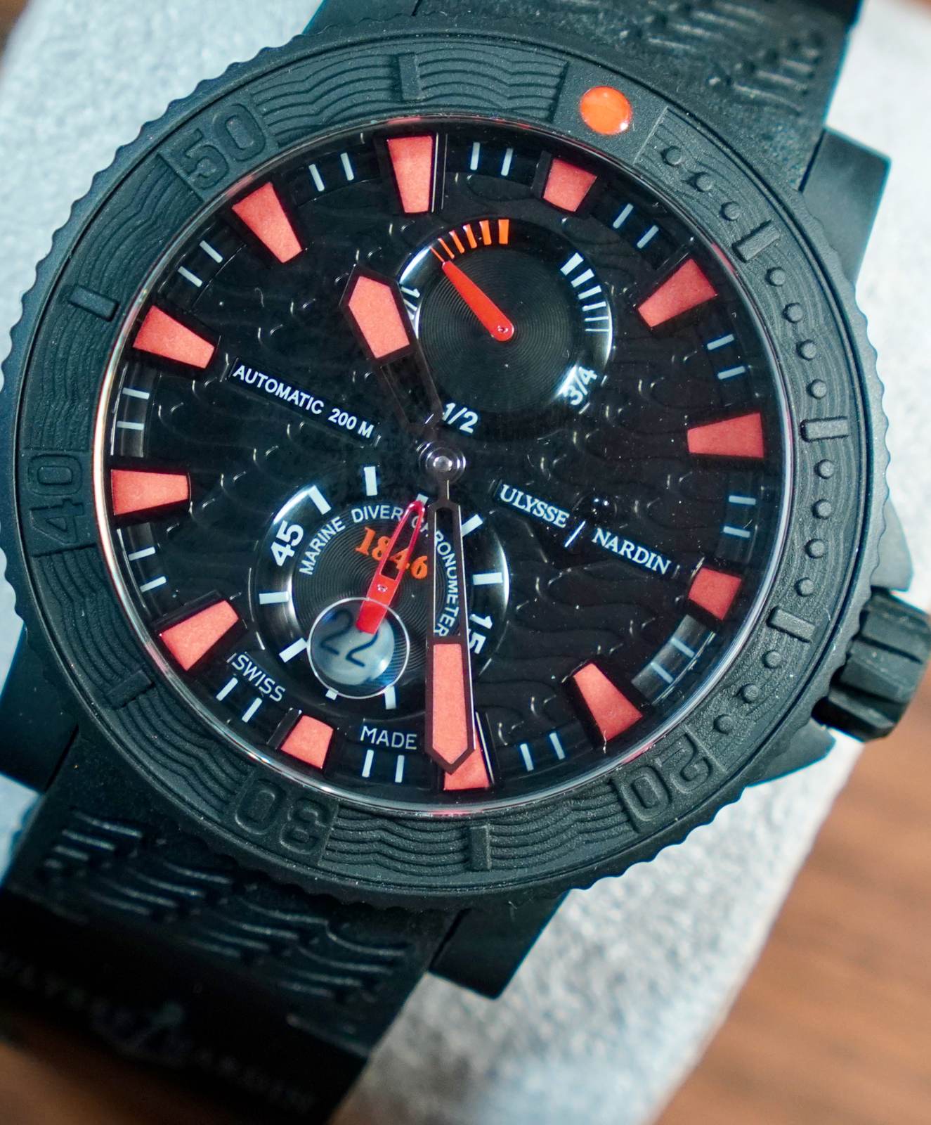Ulysse Nardin Marine Diver, Black PVD