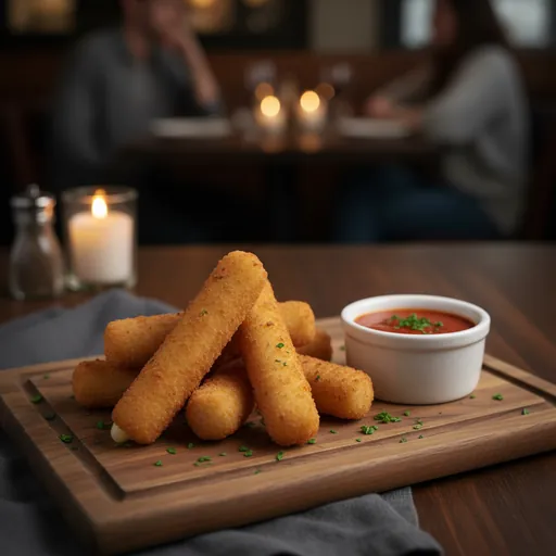 6 Pcs Mozzarella Sticks