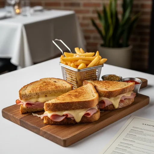 Grilled Ham and Cheese Sandwich