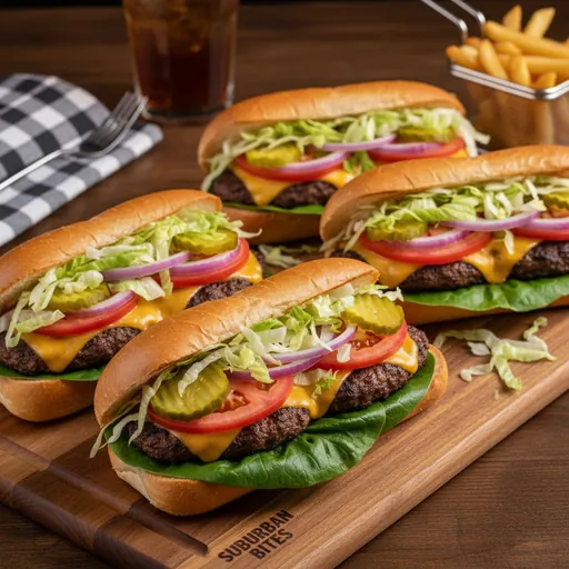 Cheeseburger Sub