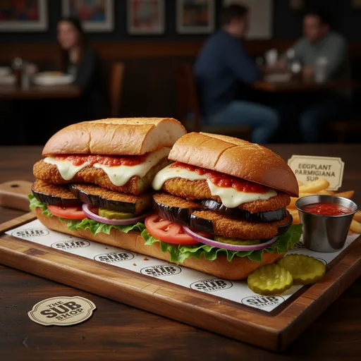 Eggplant Parmigiana Sub