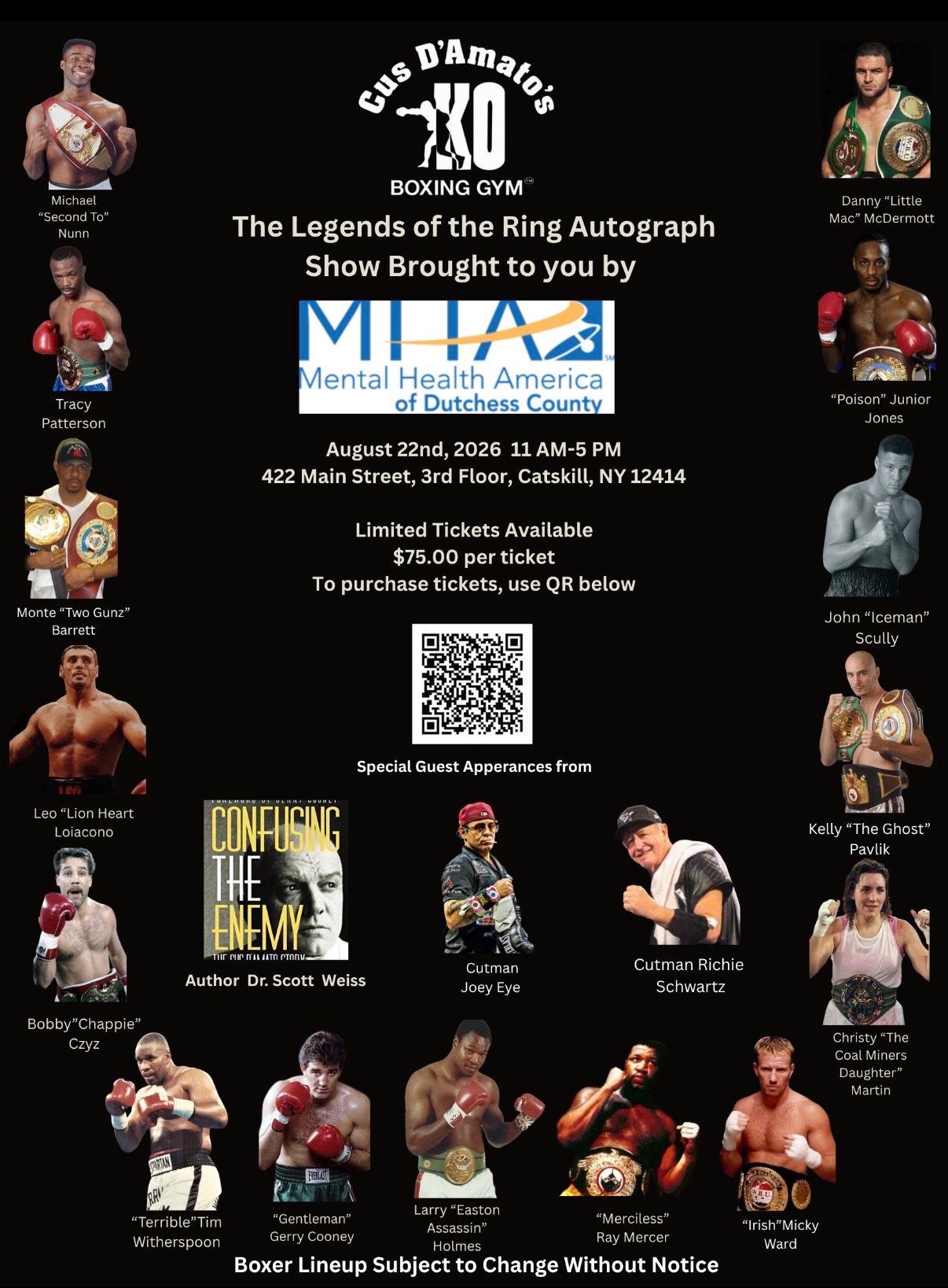The Legends of the Ring Autograph Show 🥊