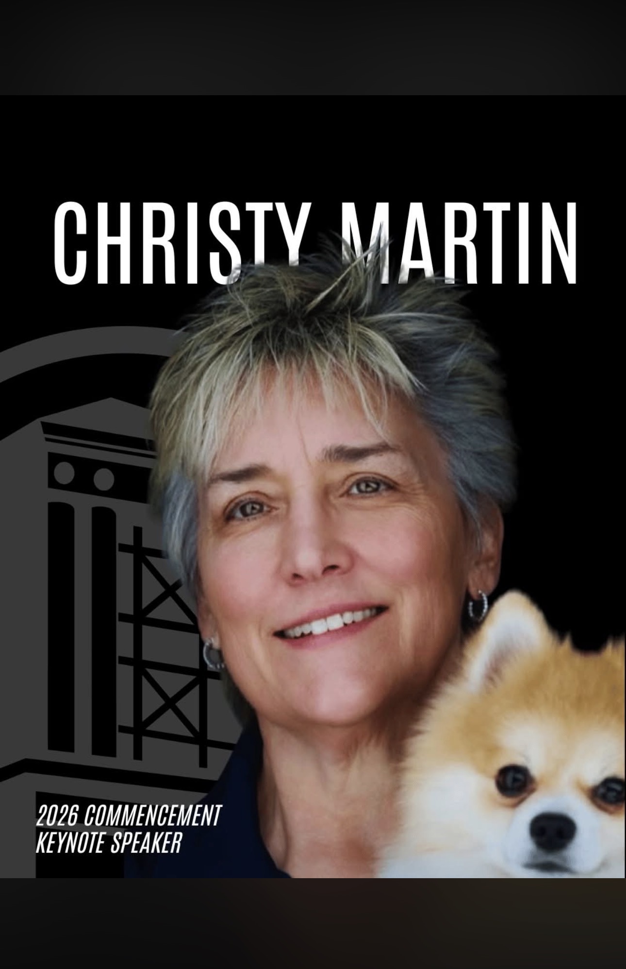 Alumna Christy Martin - Concord University Undergraduate Commencement Ceremony Keynote Speaker
