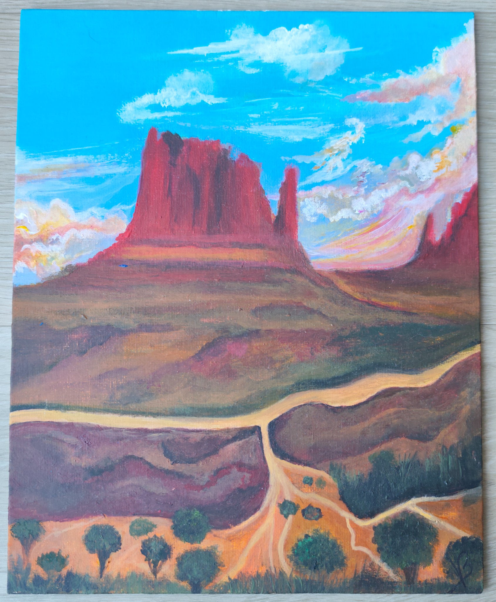 On a dark desert highway — Valentine B.