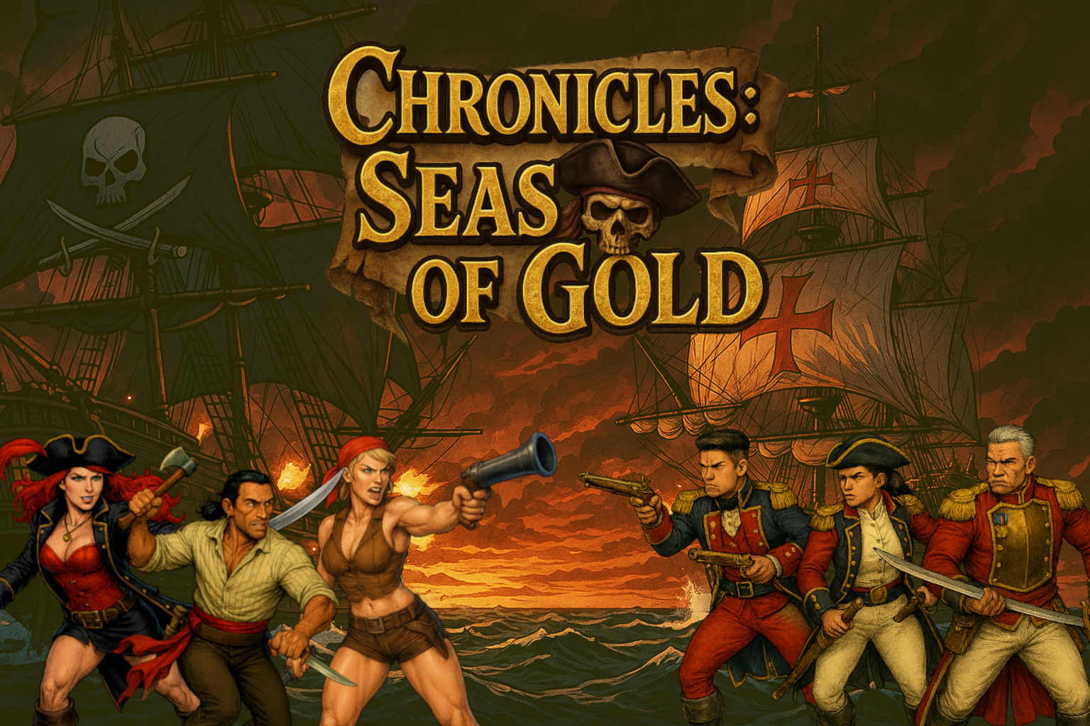 Game art for Seas of Gold