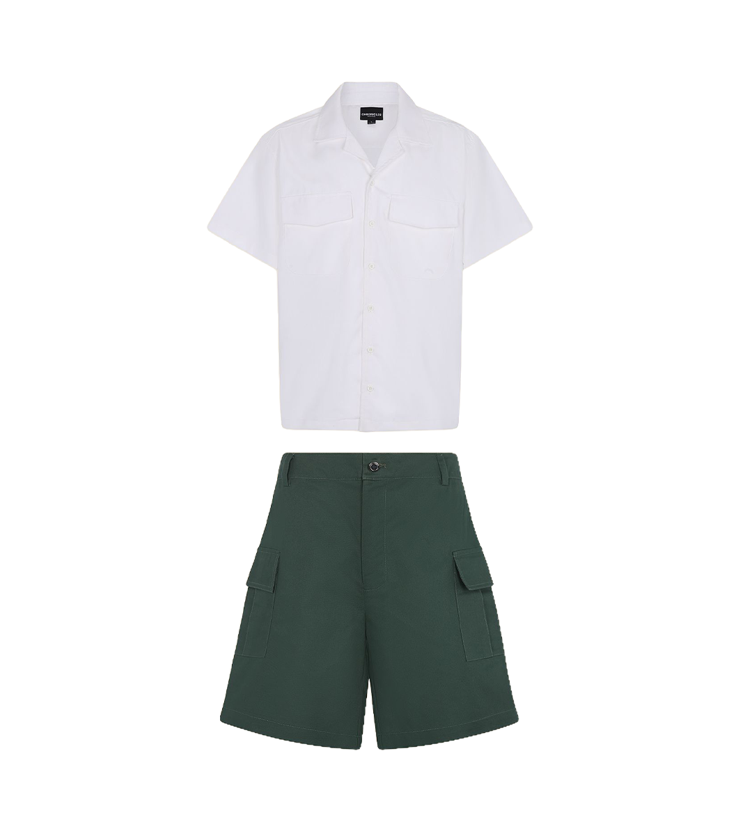 Camisa Manga Corta Pearl + Short Drill Sacramento Green - Pearl - Imagen 1