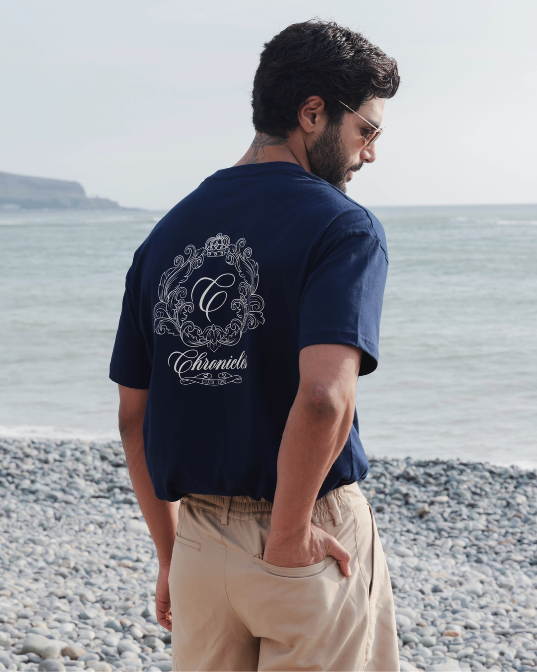 Emblem T-shirt - Navy Blue - Imagen 2