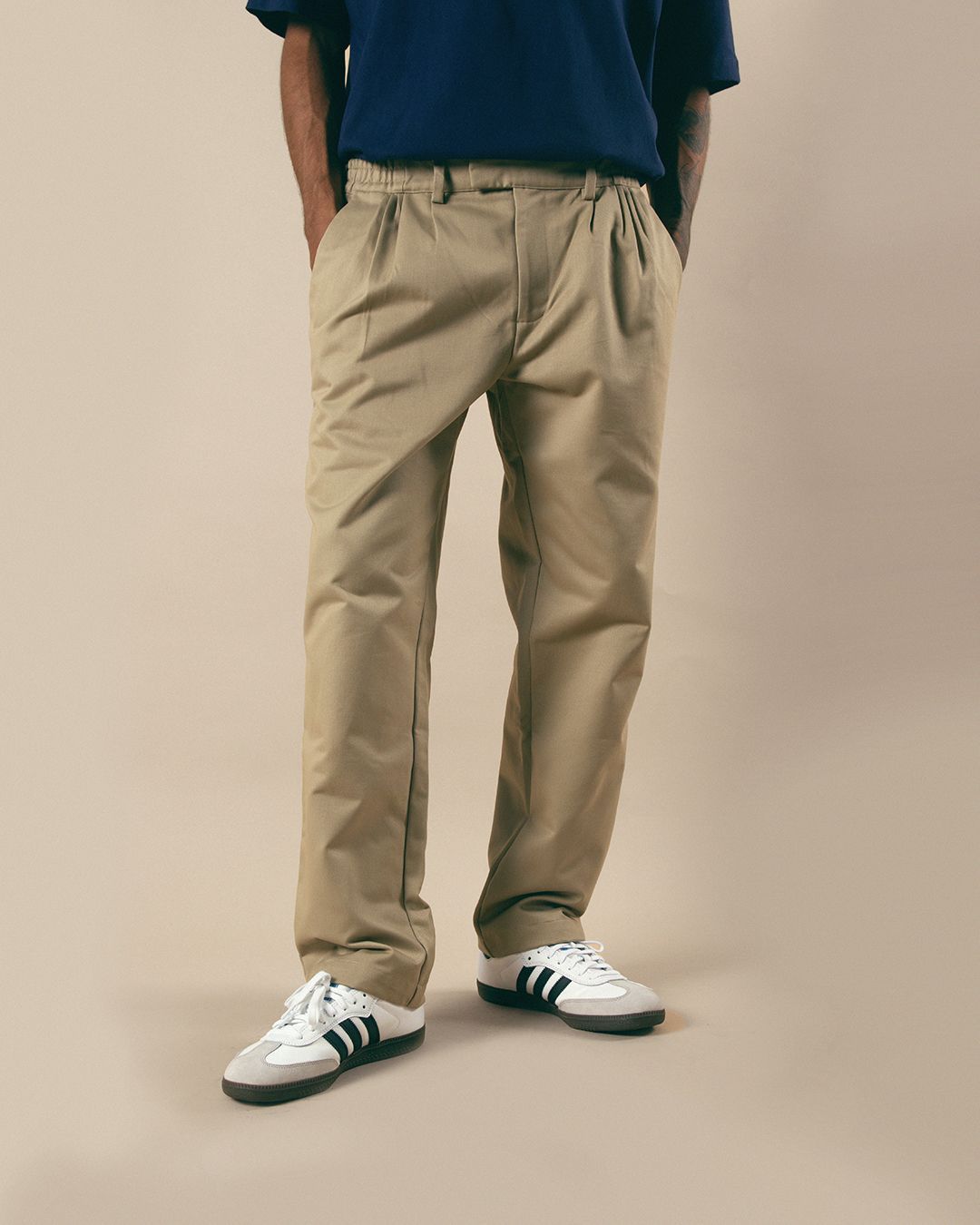 PANTALON DRILL - BEIGE - Imagen 2