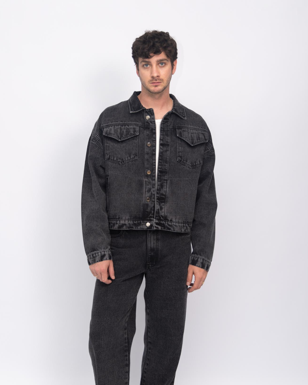 Casaca jean - BLACK - Imagen 5