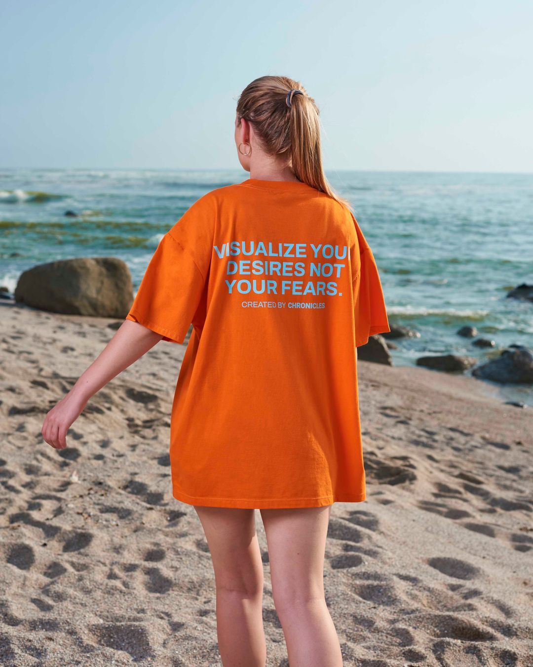 T-SHIRT - Vivid Orange - Imagen 4