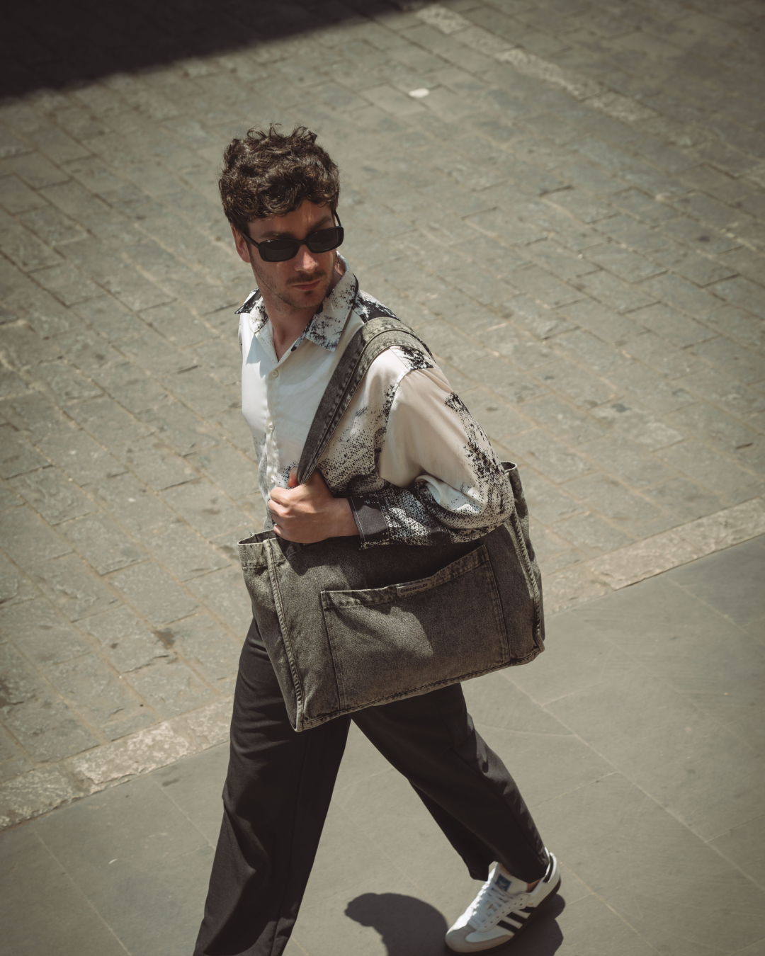 Tote Bag de Denim - GRAFITO - Imagen 1