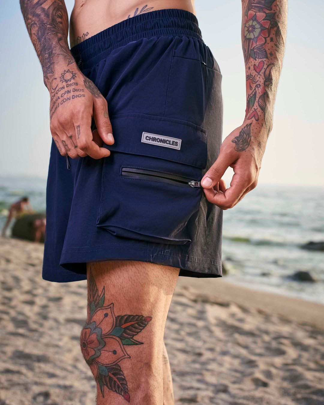 SHORT CARGO - Navy Blue - Imagen 3