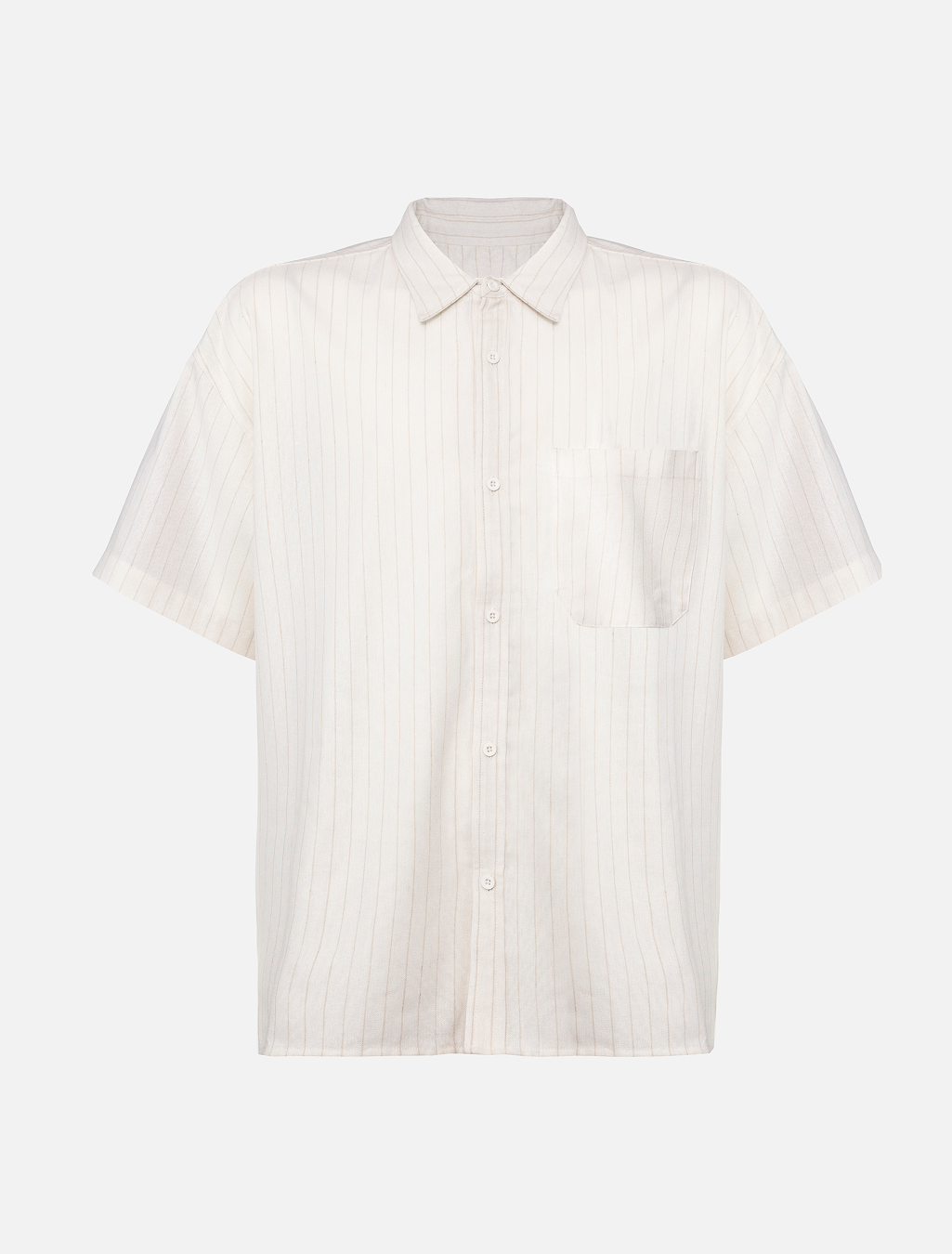 Camisa lino rayas - Pearl - Imagen 3