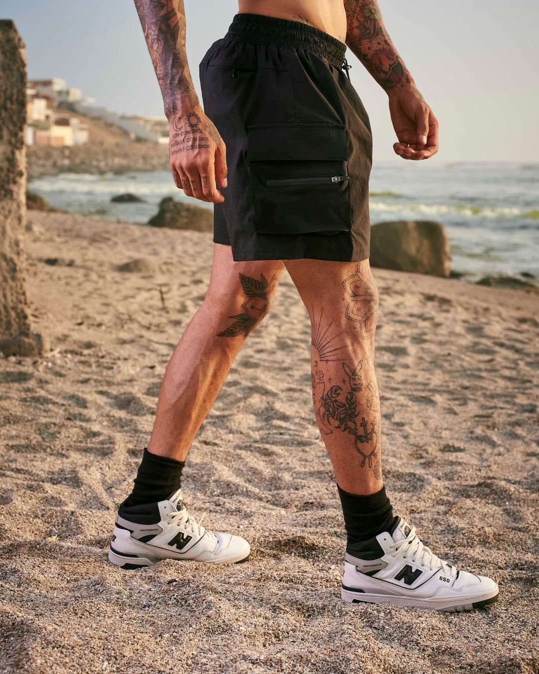 SHORT CARGO - BLACK - Imagen 4