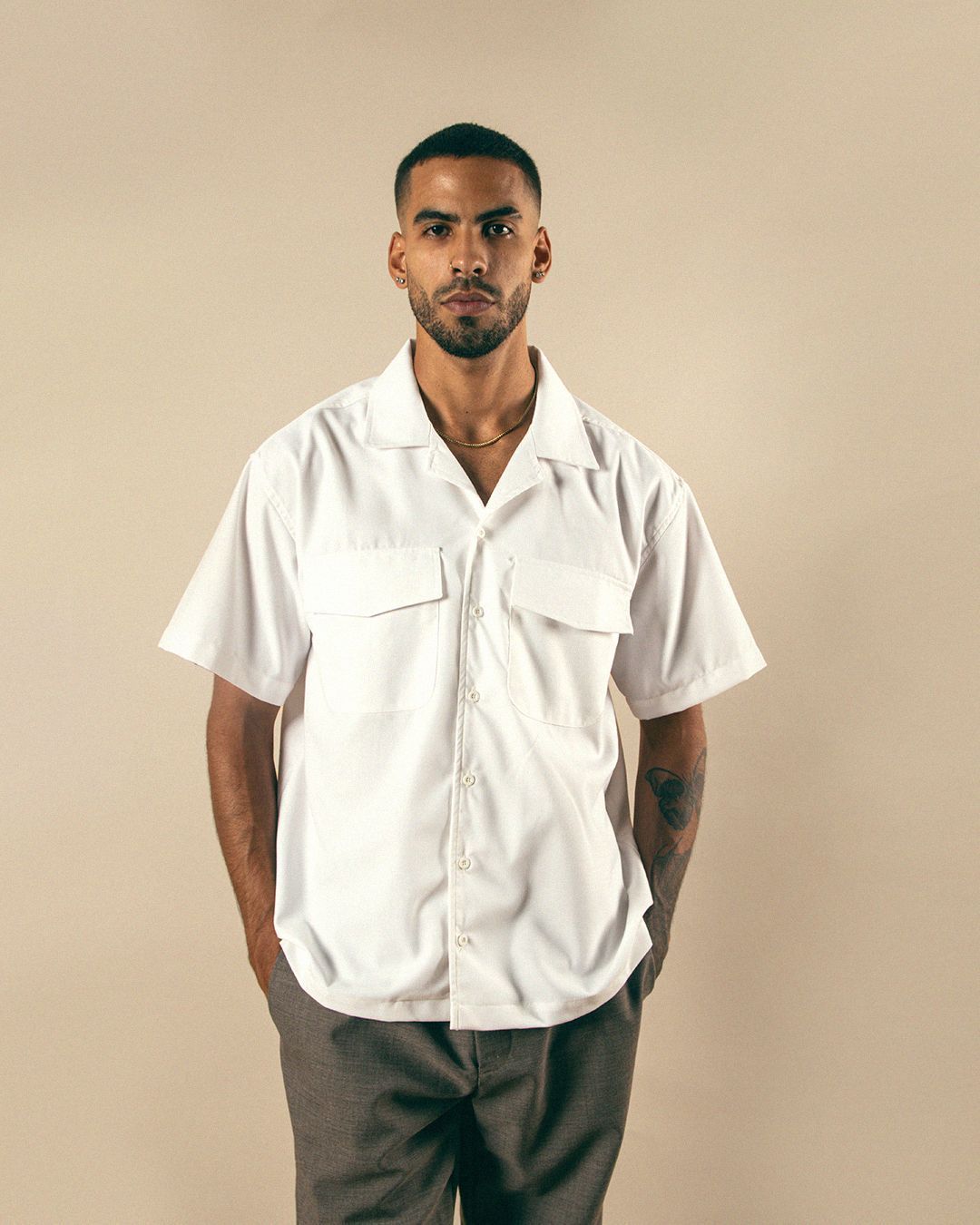 Camisa Manga Corta Pearl + Short Drill Sacramento Green - Pearl - Imagen 2