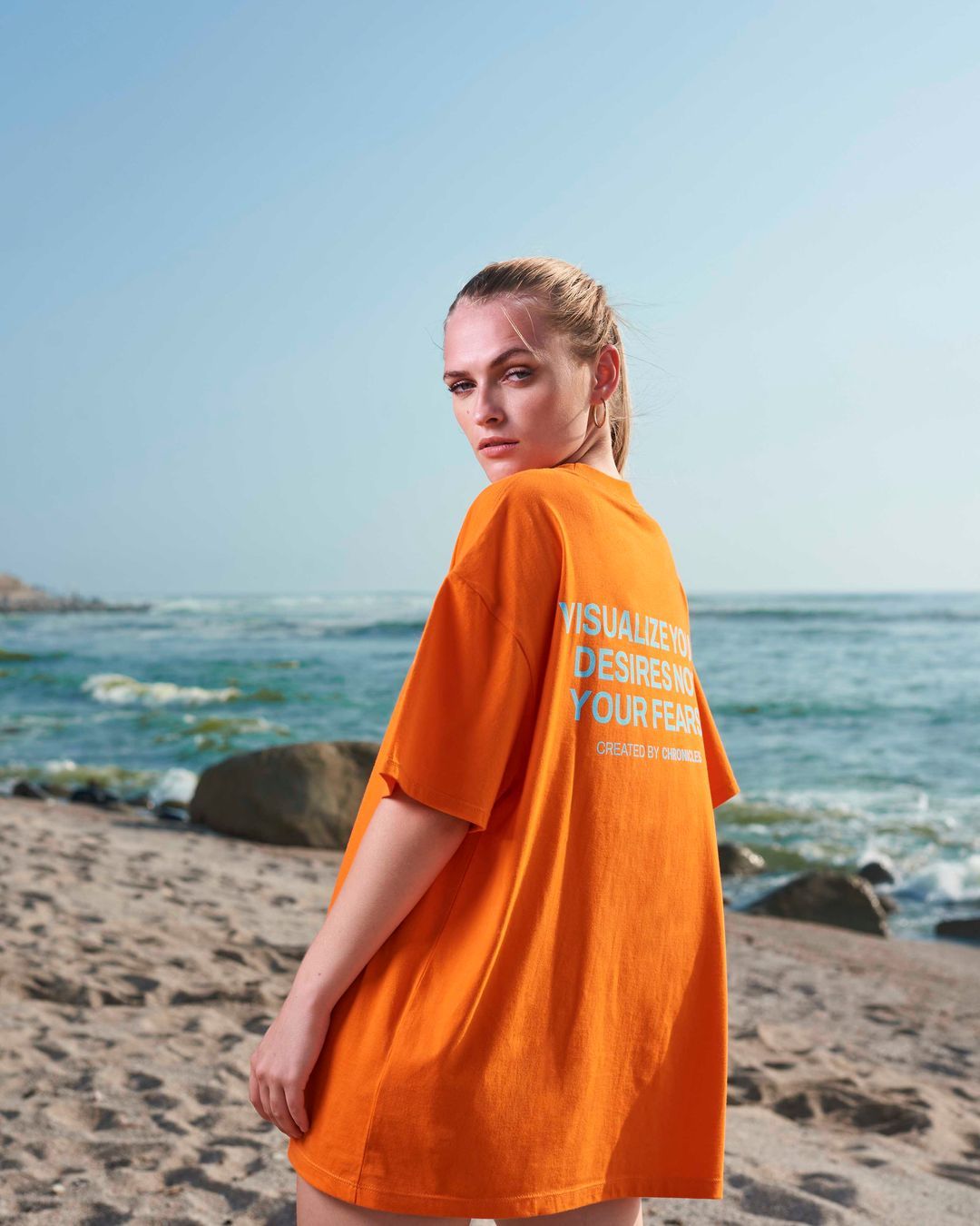 T-SHIRT - Vivid Orange - Imagen 5