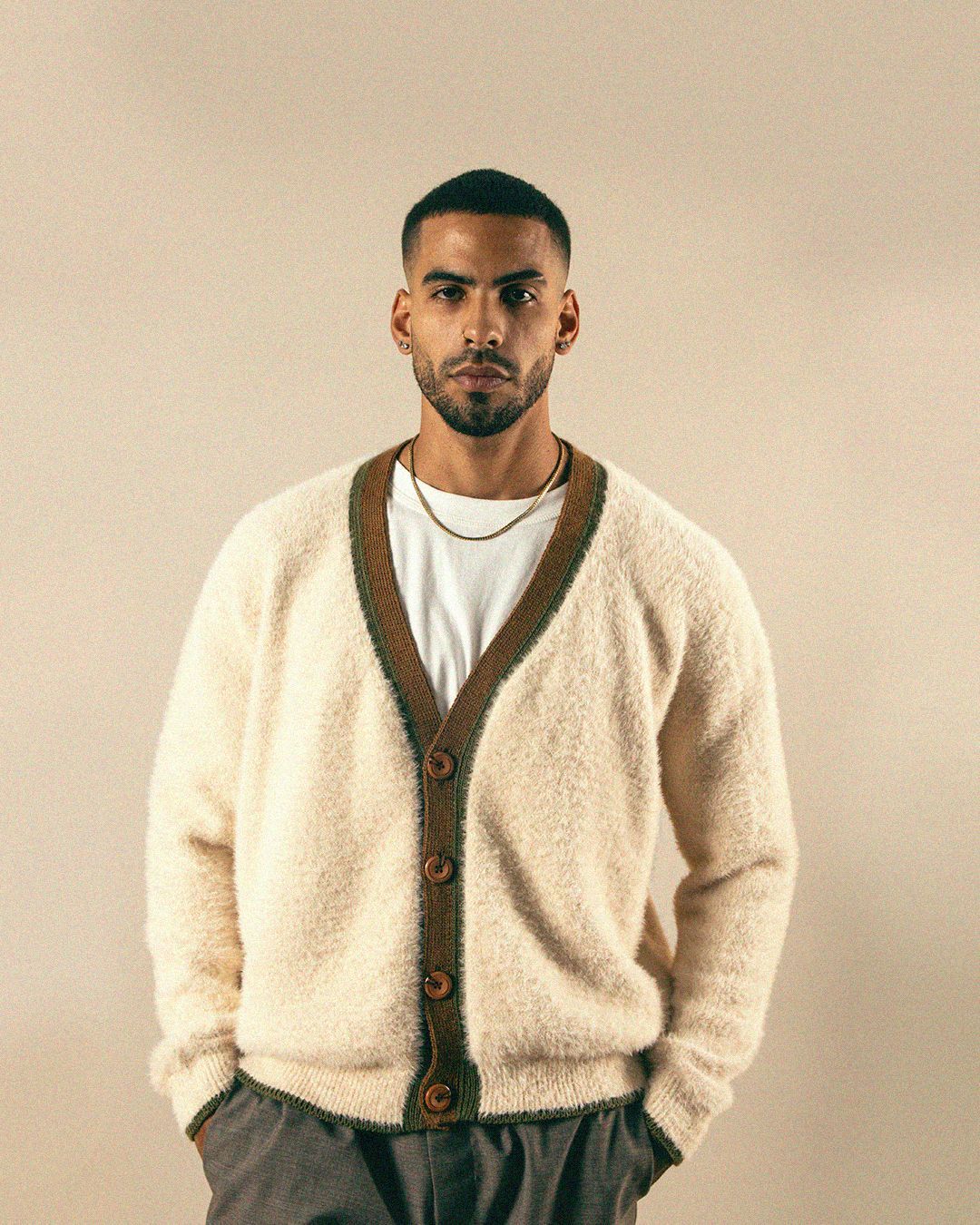 CARDIGAN - IVORY - Imagen 4