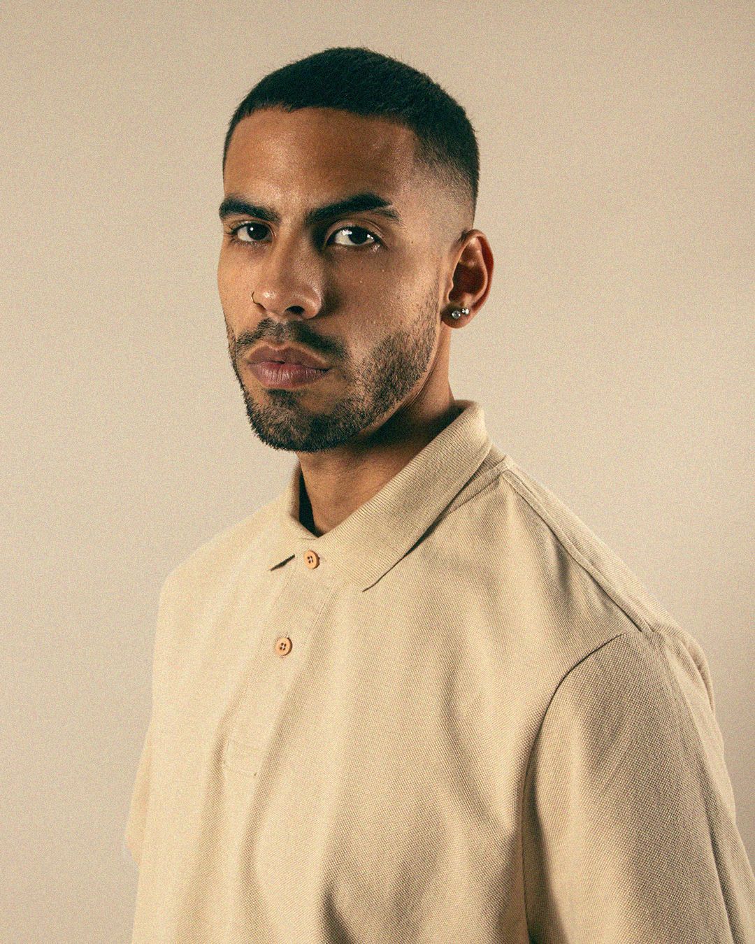 POLO PIQUE - BEIGE - Imagen 3