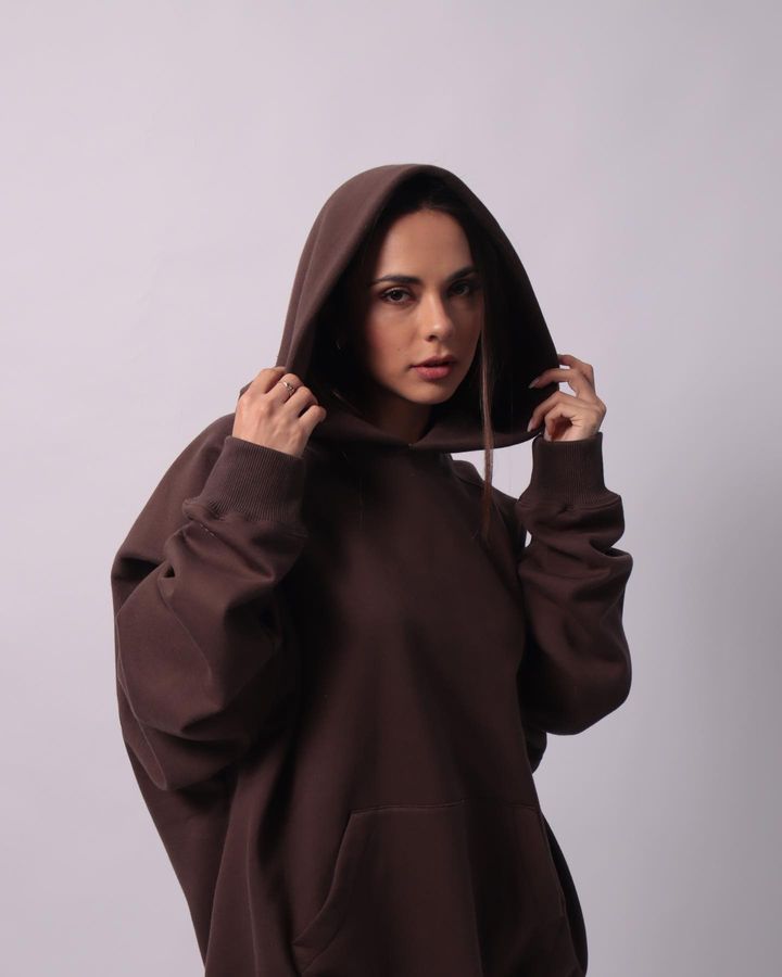 FIRST DROP HOODIE - CHOCOLATE - Imagen 3