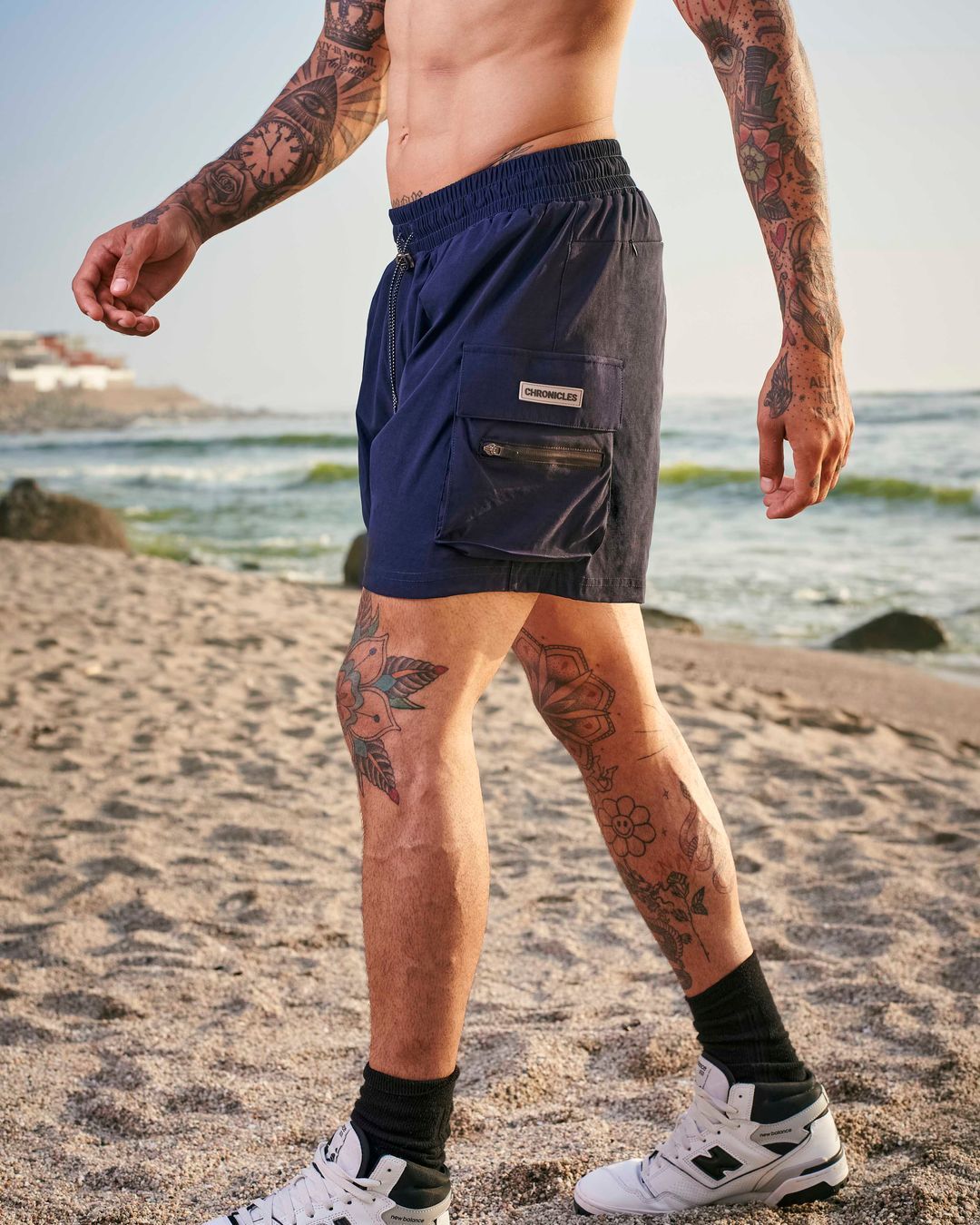 SHORT CARGO - Navy Blue - Imagen 4